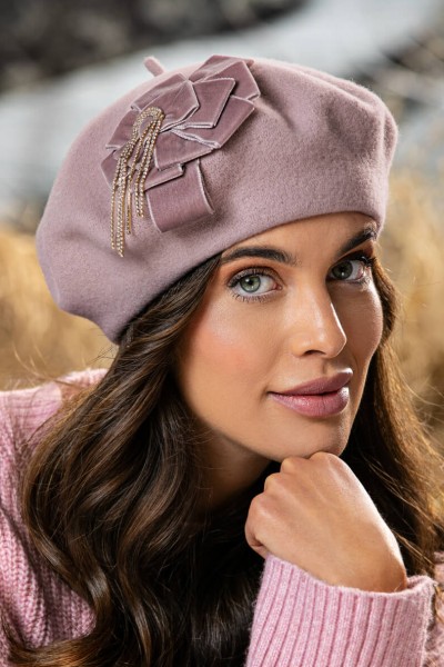 Caciula de dama tip bereta eleganta Dover 3